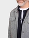 Pegasus Tweed Look Sherpa Lined Jacket - Charcoal