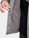 Pegasus Tweed Look Sherpa Lined Jacket - Charcoal