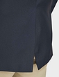 Single Breasted Oxford Blazer - Navy