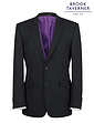 Brook Taverner Formal Suit Jacket Jupiter - Black
