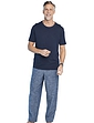 Pegasus Cotton Lounge Set Woven Trouser With Knitted T-Shirt