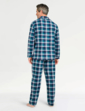 Pegasus Thermal Fleece Traditional Pyjama Set - Forest Green