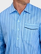 Champion Brushed Cotton Stripe Nightshirt - Blue