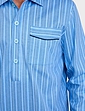 Champion Brushed Cotton Stripe Nightshirt - Blue