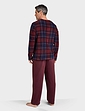 Pegasus Thermal Crew Neck Pyjamas - Burgundy