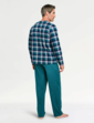 Pegasus Thermal Crew Neck Pyjamas - Forest Green