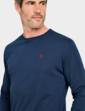 Farah Long Sleeve Jersey PJ Lounge Set - Navy