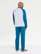Pegasus Knitted Long Pyjama Set - Petrel