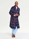 Thermal Fleece Dressing Gown - Navy