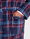 Thermal Fleece Dressing Gown - Navy