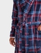 Thermal Fleece Dressing Gown - Navy