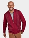 Tootal Vertical Jacquard Zipper - Burgundy