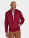 Tootal Vertical Jacquard Zipper - Burgundy