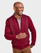 Tootal Vertical Jacquard Zipper - Burgundy