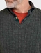 Cashmere Like V Neck Cable Sweater - Pine