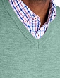Pegasus Luxury Yarn V Neck Sweater - Mint