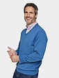 Pegasus Luxury Yarn V Neck Sweater - Royal