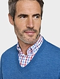 Pegasus Luxury Yarn V Neck Sweater - Royal