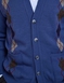 Tootal Argyle Cardigan - Airforce