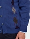 Tootal Argyle Cardigan - Airforce