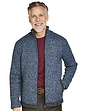 Pegasus Sherpa Lined Knitted Jacket - Navy