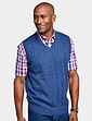 Pegasus Luxury Yarn Cable Slipover - Navy
