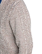 Tootal Cable Cardigan - Fawn