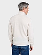 Pegasus Cable Roll Neck Jumper - Ecru