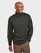 Pegasus Cable Roll Neck Jumper - Pine