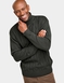 Pegasus Cable Roll Neck Jumper - Pine