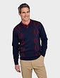 Tootal Argyle V Neck Jumper - Navy