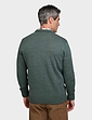 Pegasus Wool Blend Crew Neck Sweater - Forest Green