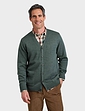 Pegasus Wool Blend Cardigan - Forest Green