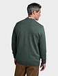 Pegasus Wool Blend Cardigan - Forest Green