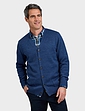 Pegasus Wool Blend Cardigan - Navy