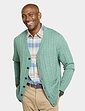 Pegasus Luxury Yarn Cable Cardigan - Mint