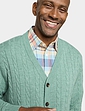 Pegasus Luxury Yarn Cable Cardigan - Mint