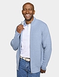 Pegasus Knitted Waffle Zip Jacket - Sky