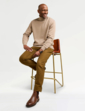 Pegasus Fleece Lined Roll Neck - Camel