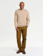 Pegasus Fleece Lined Roll Neck - Camel
