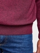 Pegasus Fleece Lined V Neck Jumper - Wine