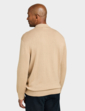 Pegasus Zip Neck Cable Knitted Polo - Camel
