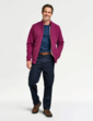 Pegasus Lined Sherpa Jacket - Berry