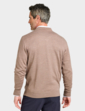Tootal Argyle V Neck Jumper - Fawn