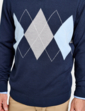 Tootal Argyle V Neck Jumper - Navy