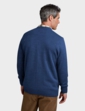 Pegasus Wool Blend Cardigan - Navy