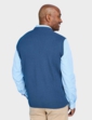 Tootal Cable Knitted Waistcoat - Denim