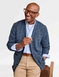 Pegasus Fleece Lined Cardigan - Navy
