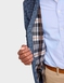 Pegasus Fleece Lined Cardigan - Navy