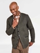Pegasus Fleece Lined Cardigan - Olive